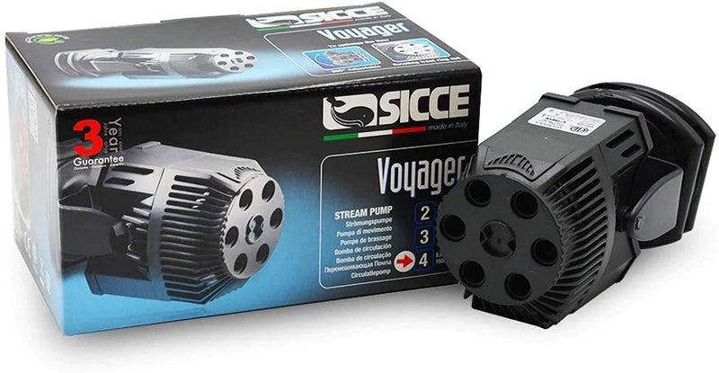 SICCE Voyager 4 Wave Maker Flow Pump 1600 GPH | 360Â°Adjustable Quiet Submersible Magnetic Powerhead for Saltwater & Freshwater Tanks, Quiet Aquarium Water Circulation Pump 50 to 200 Gallons - Image 2
